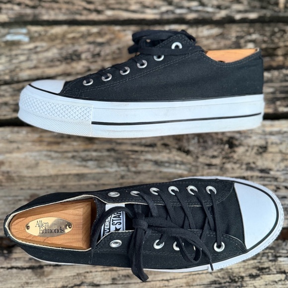 Converse Chuck Taylor All Star Lift Women’s Sz 9.5 Black Sneaker  560250C     T9 - Picture 9 of 13